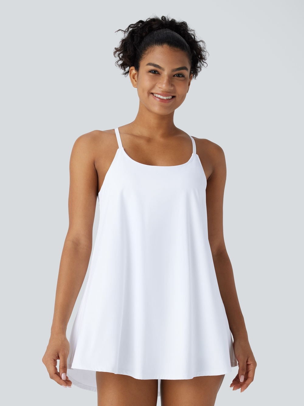 Halara SoftlyZero™ Airy Crisscross Backless Adjustable Strap 2-Piece Mini Cool